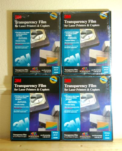 Lot of 4 Boxes 3M Transparency Film CG5000 - 207 Sheets!