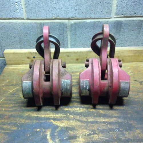 Pair of renfro horizontal plate lifting clamp crane hoisting lifting 3-tons each for sale