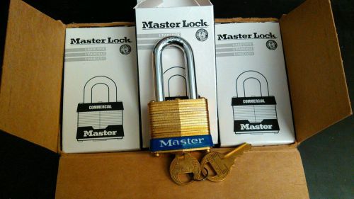 Master Lock 4KALF, Brass, Keyed Alike, Box of 6