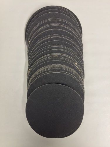 QTY:50 7&#034; Silicon Carbide 80 Grit PSA Wet Dry Sanding Discs USA SHIPPING