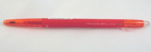 PILOT FRIXION BALL SLIM RETRACTABLE ERASABLE GEL INK PEN 0.38 (RED X 2PCS)