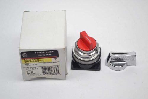 NEW GENERAL ELECTRIC GE CR104PSG21R RED ROTARY PUSHBUTTON B373994
