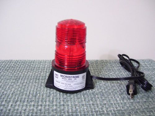120 Volt Red Strobe Light - Microstrobe Model 480S-120 - 5&#034; High - New