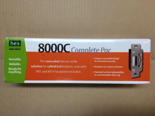 Assa abloy hes 8000c 630 concealed electric strike solution for cylindrical lock for sale