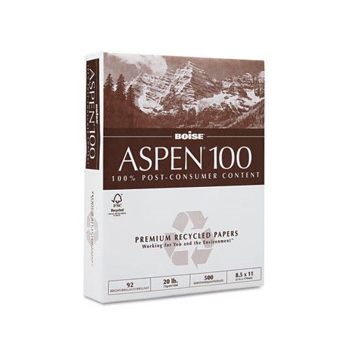Boise® Aspen 92 Bright 100% Recycled Office Paper (5000/Carton)