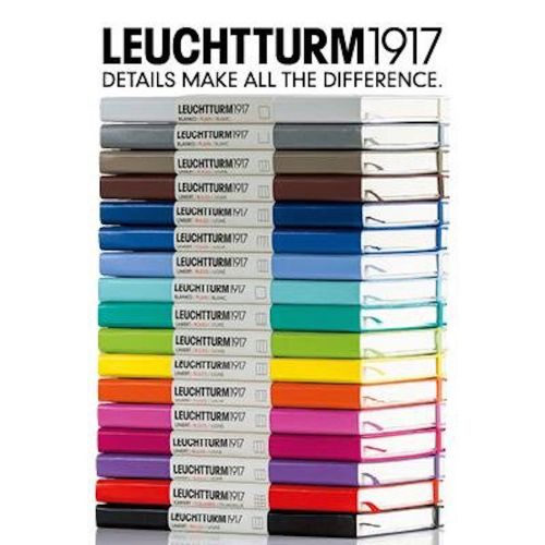 Leuchtturm 1917 A5 Ruled Notebook - Various colours