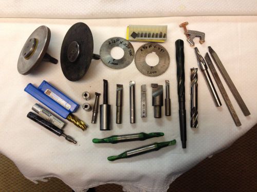 Lot of machinist tools,lathe,carbide.saw.mill.drill.ream,diamond,cutoff wheel for sale