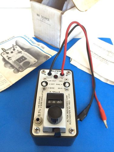 Altek 134 Milliamp Calibrator 4-20mA 00.0-100%