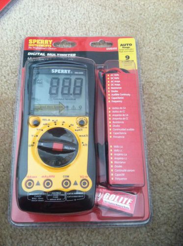 SPERRY INSTRUMENTS DIGITAL MULTIMETER 9 FUNCTIONS,NEW!!