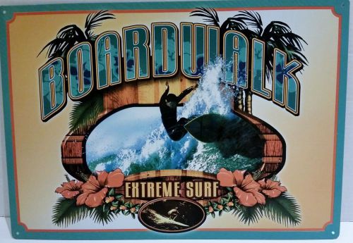 Boarding Extreme Surf 17x12 Aluminum Metal Sign
