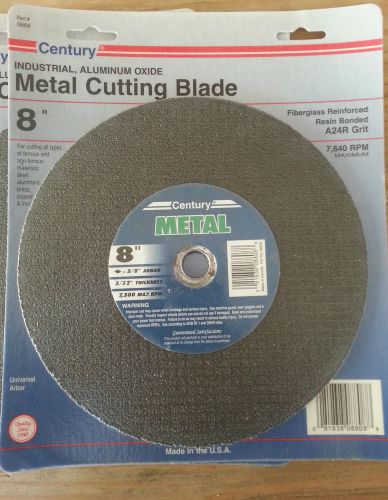 Lot of 5 - 8&#034; Century Abrasive Metal Cutting Blade
