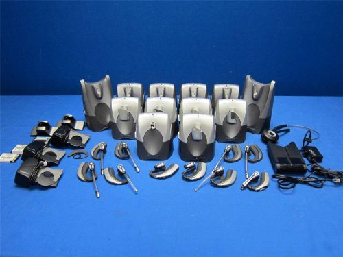Lot of (12) wireless headset systems various models-as is for sale