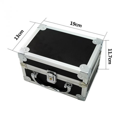 Aluminum alloy box for dental binocular loupes and head light carry case for sale