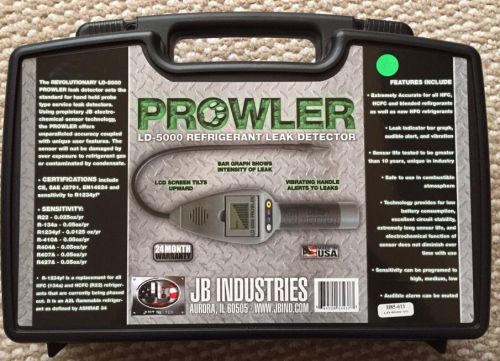 JB Industries LD-5000 Prowler Refrigerant Leak Detector  used Only A Few Times
