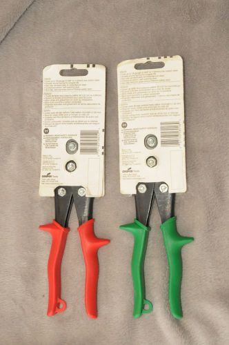 Lot of Two (2)  Wiss Metalmaster Compund  Action Snips M1R &amp; M2R New Old Stock !