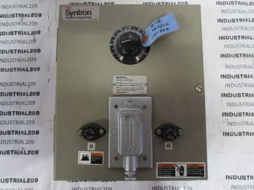 SYNTRON  ELECTRIC CONTROLLER C-2B NEW