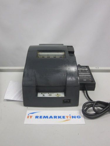 Epson tm-u220d m188d kitchen serial pos printer w/ power supply for sale