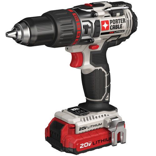Porter-cable 20v max cordless lithium-ion hammer drill kit pcc620lb new for sale