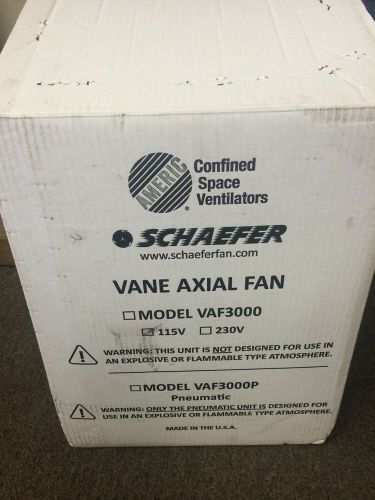 Schaefer Vaf-3000B 230V Blower/Extractor Industrial Ventilator