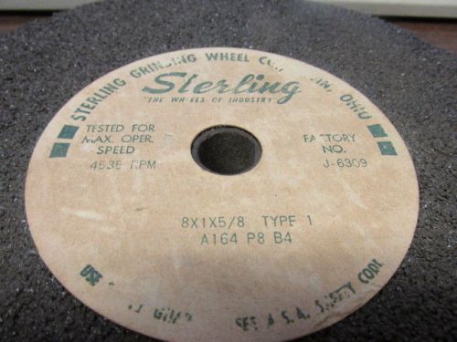 8&#034; Sterling Surface Grinding Wheel  USA  8 x 1 x 5/8
