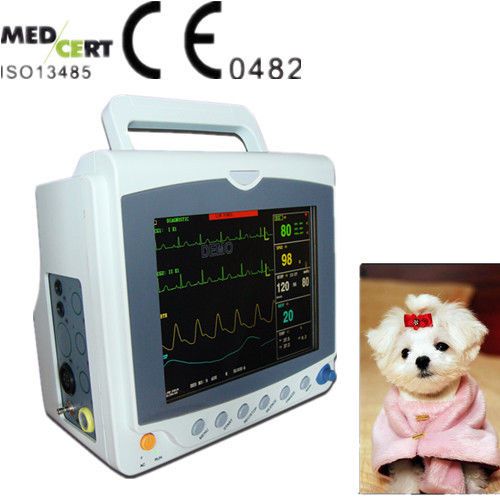 Veterinary vet icuccu 4-parameters patient monitor ecg spo2 pr nibp contec brand for sale