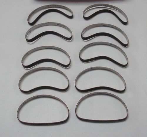 10 Abraisive Belts &#034;Medium Grit&#034; Sharpening Bands for Maimin Cutting Machine