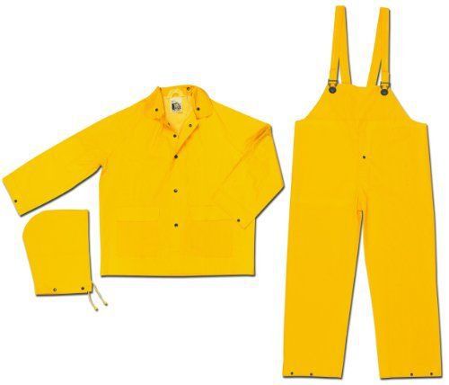 3-Pc Suit w/ Detachable Hood &amp; Bib Pants, L