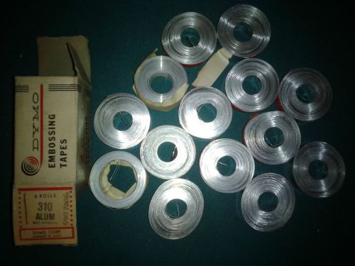 DYMO Aluminum Embossing Tape 310-00 1/2&#034; x 16 Ft No Adhesive NEW