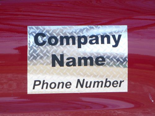 12&#034; x 24&#034; car sign blanks inkjet printable magnet with tread plate design *new* for sale