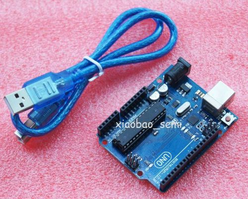 UNO R3 Development Board ATMEGA328P-PU ATMEGA16U2 For Arduino Compat+USB Cable