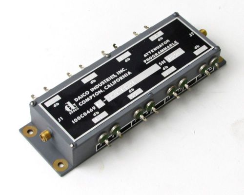 Daico 100c0469m-2-6-12-21 programmable attenuator - 1, 2, 4, 8, 16, 32 db - sma for sale