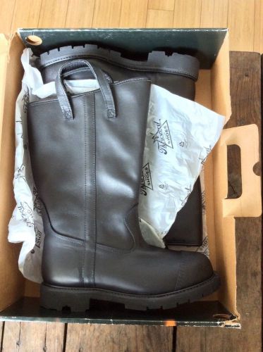 New bnib 14&#034; thorogood hellfire structural leather boots men&#039;s sz 9.5 for sale
