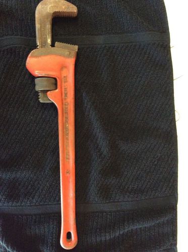 Ridgid 18 &#034; heavy duty pipe wrench for sale