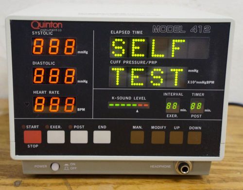 Quinton 412 Blood Pressure Stress Test Monitor !!  F590
