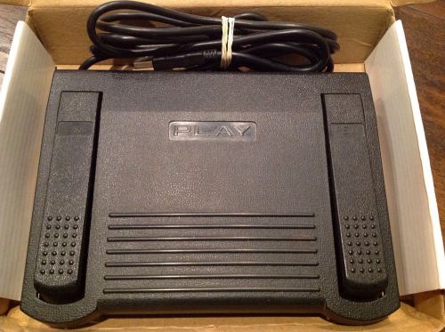 HTH INFINITY Computer Transcription Pedal Control, BLACK, IN-USB-1, USB
