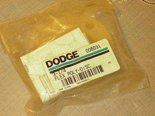 Dodge 008031 3 1/4 Flex Poly-Disc for Coupling NEW IN PACKAGE Shipping $2.95