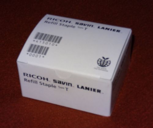 Genuine Ricoh Savin Lanier Refill Staple Type T 415010 *2 Cartridges of 5000*-
							
							show original title