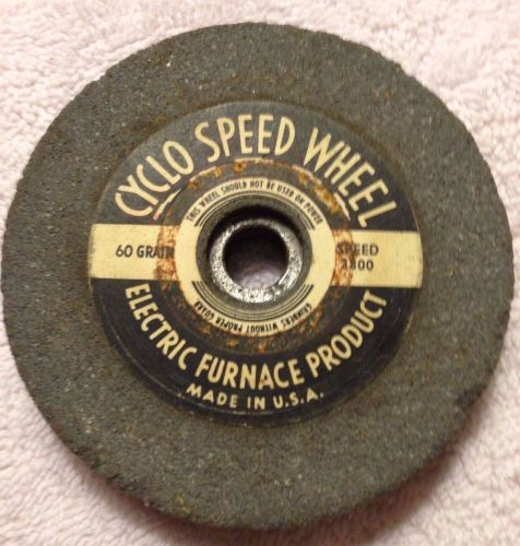 Vintage cyclo speed wheel 60 grain electric furnace product~60 grain~speed 3800 for sale
