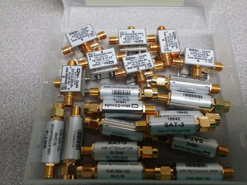 Mini-Circuits Power Splitters &amp; Attenuators Lot of 20 items