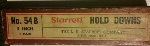 Starrett Hold Downs No. 54B