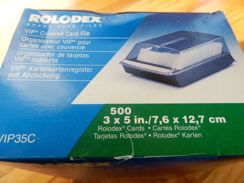 &#039;97 ROLODEX VIP COVERED CARD FILES #VIP35C