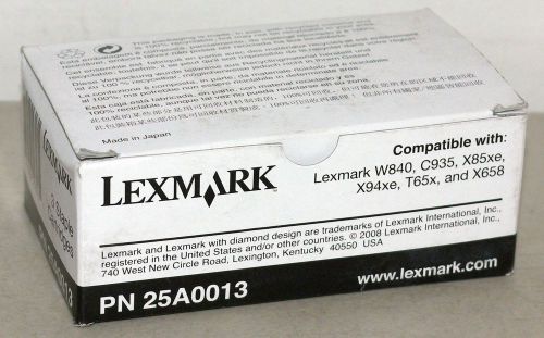 GENUINE Lexmark Staple Cartridges 25A0013 (3 cartridges, 5000 staples each) NEW