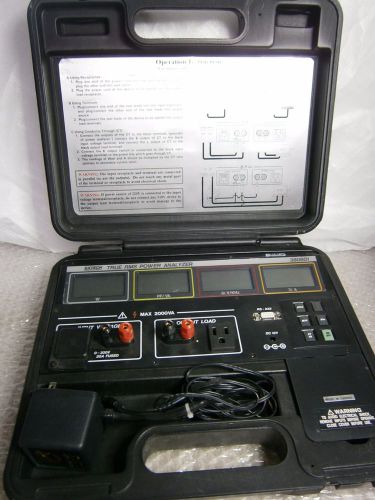 EXTECH 380801 TRUE RMS POWER ANALYZER TESTED &amp; WORKING