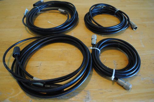 84 Ft / 25 m Twinaxial Cable 6 Male Connectors 100 Ohm, Belden 9207 Phalo 2498