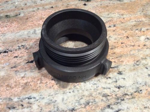 Red head fire hose reducer coupling 2.5&#034; male nh to 2&#034; female npt for sale