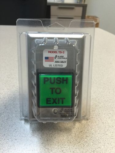 Alarm Control Push to Exit Button TS-2 SPDT New