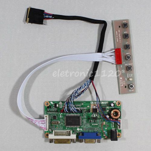 DVI VGA LCD driver board work for 17.3inch LP173WD1 B173RW01 1600x900 lcd panel