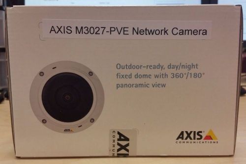 New Axis M3027-PVE Network Security Camera 0556-001 NEW IN BOX