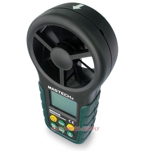 Digital Anemometer Wind Speed Meter Thermometer+Usb Port +CFM High-Performance