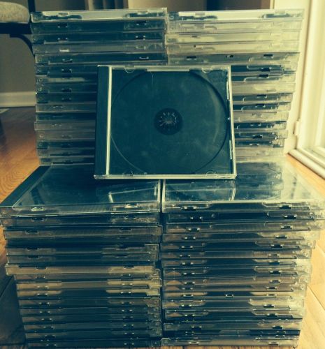 Lot Of 100 Used CD/DVD Jewel Cases